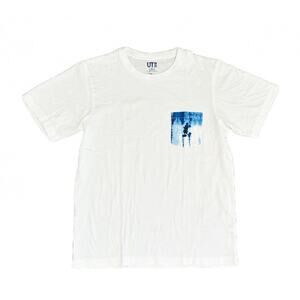 Disney Uniqlo UT Mickey‎ Mouse T-Shirt Tie Dye Graphic Front Pocket Tee Size M